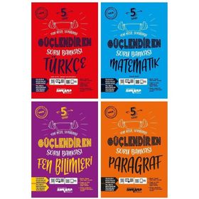 5. Sınıf Türkçe Matematik Fen Bilimleri Paragraf Güçlendiren Soru Bankası Seti Ankara Yayıncılık
