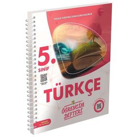 5. Sınıf Türkçe Öğrencim Defteri Murat Yayınları