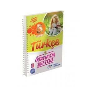 5. Sınıf Türkçe Öğrencim Defteri Murat Yayınları