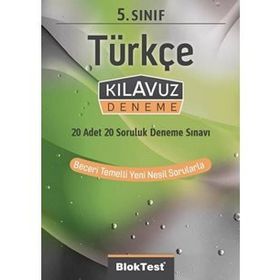 5. Sınıf Türkçe Öğreten Defter - Bloktest Yayınları