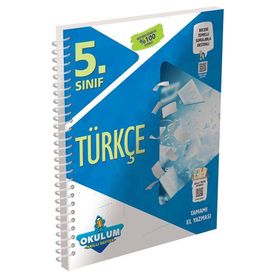 5. Sınıf Türkçe Okulum Akıllı Defteri - Murat Yayınları