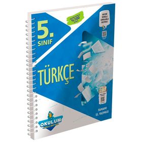 5. Sınıf Türkçe Okulum Akıllı Defteri - Murat Yayınları