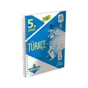 5. Sınıf Türkçe Okulum Akıllı Defteri - Murat Yayınları