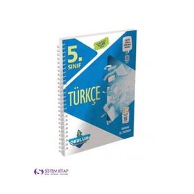 5. Sınıf Türkçe Okulum Akıllı Defteri - Murat Yayınları