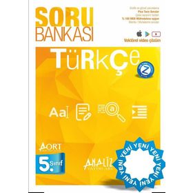 5.Sınıf Türkçe Soru Bankası - Analiz Yayınları