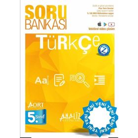 5.Sınıf Türkçe Soru Bankası - Analiz Yayınları