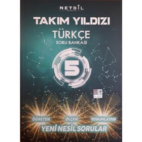 5.Sınıf Türkçe Soru Bankası Takım Yıldızı Netbil Yayınları