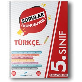 5. Sınıf Türkçe Sorular Konuşuyor Soru Bankası-Pruva Akademi Yayınları