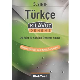 5. Sınıf Türkçe Tekrar Testleri Bloktest Yayınları