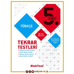 5. Sınıf Türkçe Tekrar Testleri - Tudem Yayınları