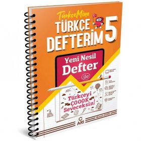 5. Sınıf Türkçe Türkçemino Defterim - Arı Yayınları
