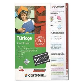 5 Sınıf Türkçe Yaprak Test Dörtrenk Yay