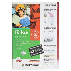 5 Sınıf Türkçe Yaprak Test Dörtrenk Yay