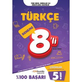 5. Sınıf Türkçe Yeni Nesil Branş Denemeleri-Onburda Yayınları