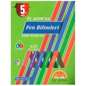5.sınıf Üç Adım'da Fen Bilimleri Soru Bankası-Üç Adım Yayınları