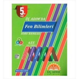 5.sınıf Üç Adım'da Fen Bilimleri Soru Bankası-Üç Adım Yayınları
