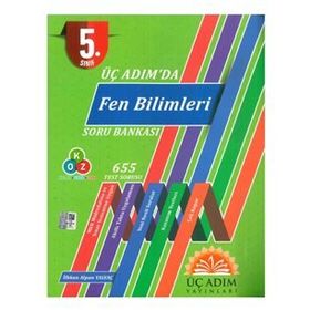 5.sınıf Üç Adım'da Fen Bilimleri Soru Bankası-Üç Adım Yayınları