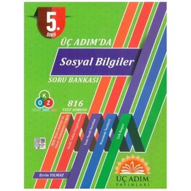 5. Sınıf Üç Adımda Sosyal Bilgiler Soru Bankası-Üç Adım Yayınları