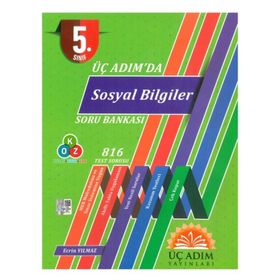 5. Sınıf Üç Adımda Sosyal Bilgiler Soru Bankası-Üç Adım Yayınları