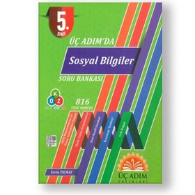 5. Sınıf Üç Adımda Sosyal Bilgiler Soru Bankası-Üç Adım Yayınları