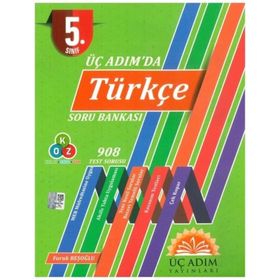 5.sınıf Üç Adım'da Türkçe Soru Bankası-Üç Adım Yayınları