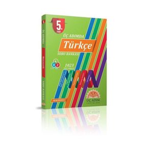 5.sınıf Üç Adım'da Türkçe Soru Bankası-Üç Adım Yayınları