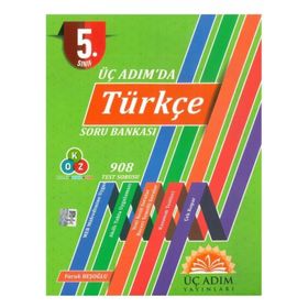 5.sınıf Üç Adım'da Türkçe Soru Bankası-Üç Adım Yayınları