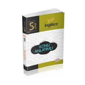 5. Sınıf VIP İngilizce Konu Anlatımlı - Editör Yayınları