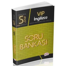 5. Sınıf VİP İngilizce Soru Bankası Editör Yayınları
