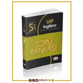 5. Sınıf VİP İngilizce Soru Bankası Editör Yayınları
