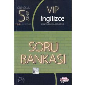 5. Sınıf VİP İngilizce Soru Bankası Editör Yayınları