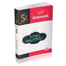 5. Sınıf VIP Matematik Konu Anlatımlı - Editör Yayınları
