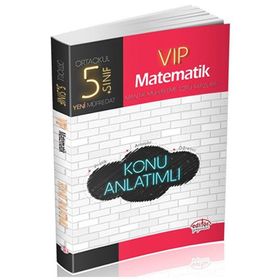 5. Sınıf VIP Matematik Konu Anlatımlı - Editör Yayınları