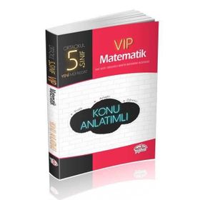5. Sınıf VIP Matematik Konu Anlatımlı - Editör Yayınları