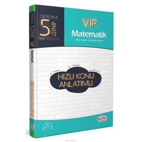 5. Sınıf VIP Matematik Konu Anlatımlı - Editör Yayınları