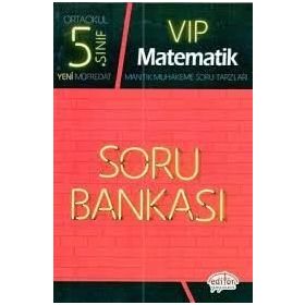 5. Sınıf VIP Matematik Soru Bankası Editör Yayınevi