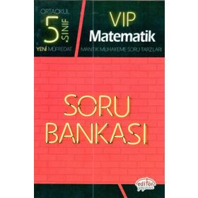 5. Sınıf VIP Matematik Soru Bankası Editör Yayınevi