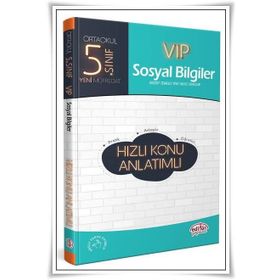 5. Sınıf VIP Sosyal Bilgiler Konu Anlatımlı Editör Yayınevi