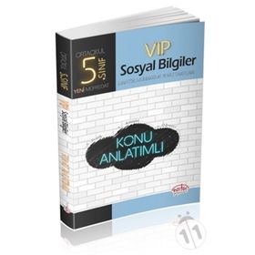 5. Sınıf VIP Sosyal Bilgiler Konu Anlatımlı - Editör Yayınları