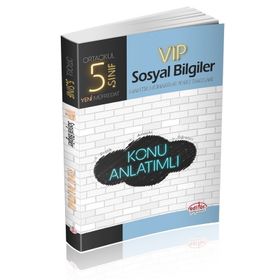 5. Sınıf VIP Sosyal Bilgiler Konu Anlatımlı - Editör Yayınları