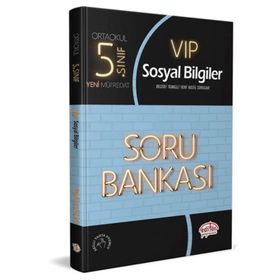 5. Sınıf VIP Sosyal Bilgiler Soru Bankası Editör Yayınevi