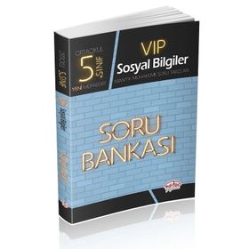 5. Sınıf VIP Sosyal Bilgiler Soru Bankası Editör Yayınevi