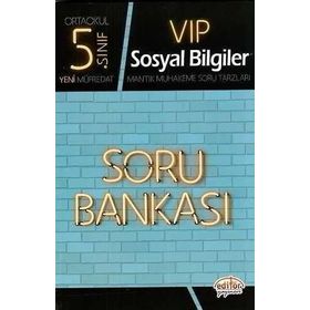 5. Sınıf VİP Sosyal Bilgiler Soru Bankası Editör Yayınları