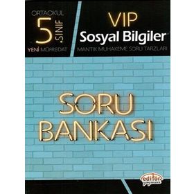 5. Sınıf VİP Sosyal Bilgiler Soru Bankası Editör Yayınları