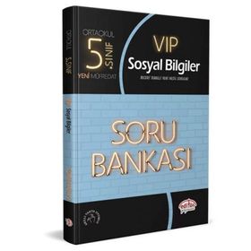 5. Sınıf VİP Sosyal Bilgiler Soru Bankası Editör Yayınları