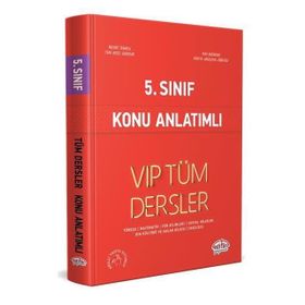 5.Sınıf VIP Tüm Dersler Konu Anlatımı - Editör Yayınları