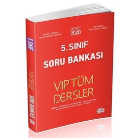 5.Sınıf VIP Tüm Dersler Soru Bankası - Editör Yayınları