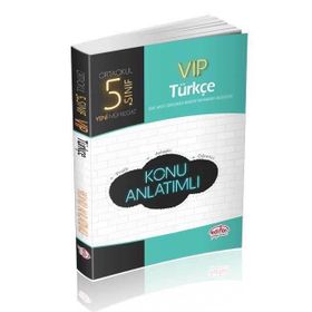 5. Sınıf VIP Türkçe Konu Anlatımlı Editör Yayınları