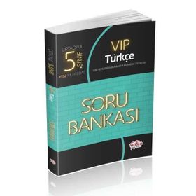 5.Sınıf Vip Türkçe Soru Bankası Komisyon Editör Yayınları