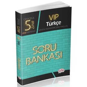 5.Sınıf Vip Türkçe Soru Bankası Komisyon Editör Yayınları